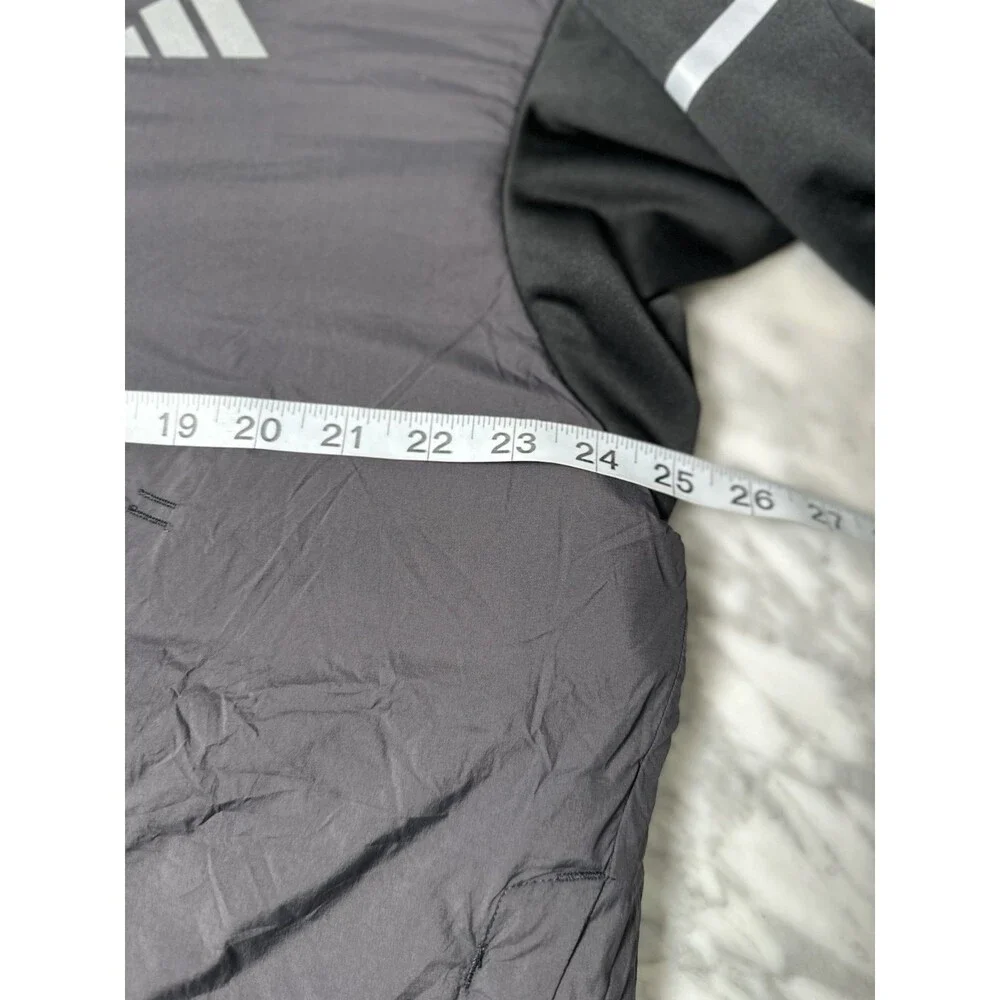 Adidas Adi365 Running Climawarm Jacket Men’s Large black/gray JM5729 NEW